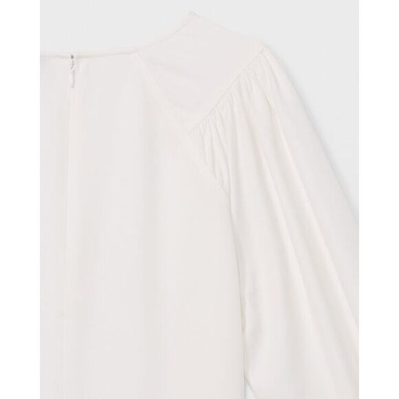 New Club Monaco Shirred Sleeve Top - Picture 3 of 9